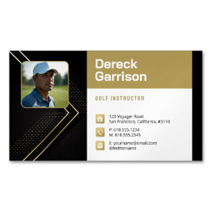 Instructeur de golf Carte de visite professionne