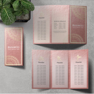 Instructeur de méditation Yoga Gold Mandala Tri-Fo