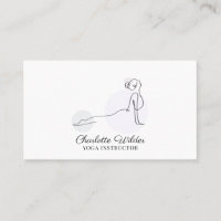 Instructeur de Yoga Cobra Pose Carte de visite