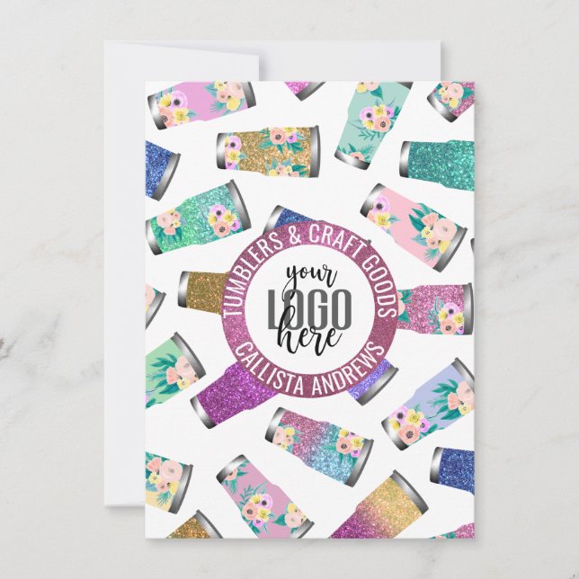 Instructions d'entretien du gobelet pailleté à mot (Devant)