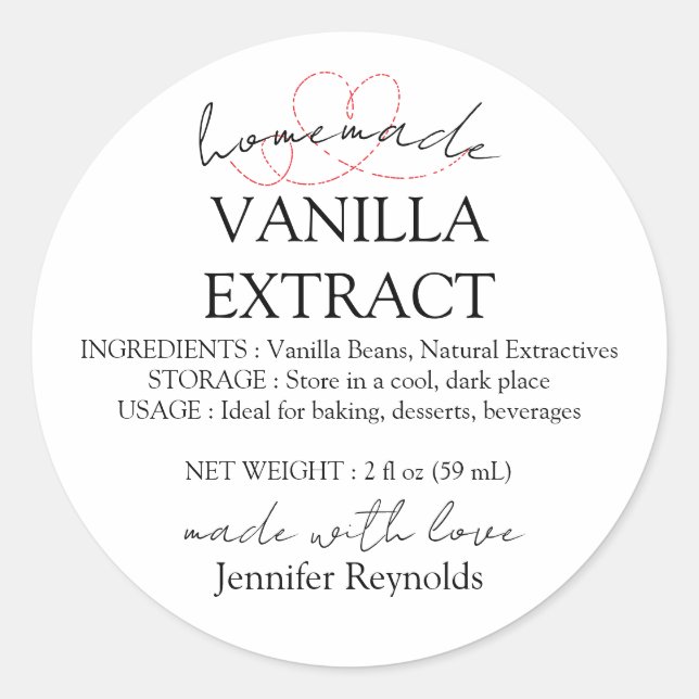 Instructions pour le Étiquette d'extraction de van (Devant)