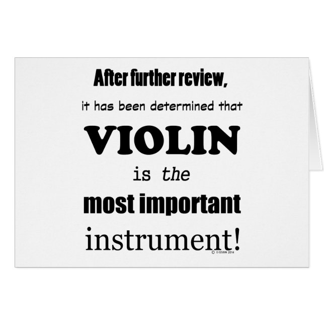 Instrument le plus important du violon (Devant horizontal)