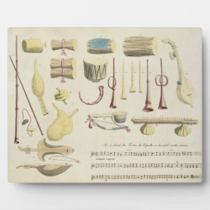 Instruments de musique indiens, plaque 23 de 'Orie
