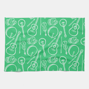 Instruments de musique irlandais Serviette de cuis