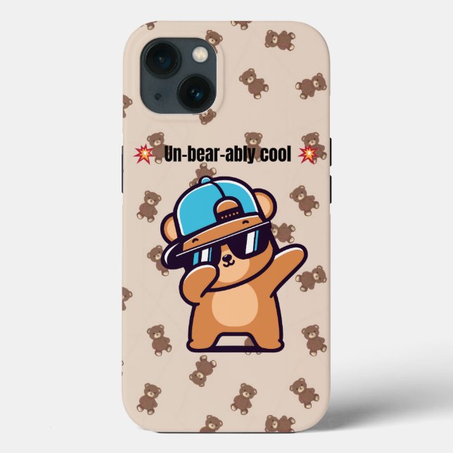 Insuportablement cool | Coque de téléphone Ourson  (Verso)