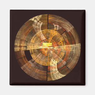 Intégrité Magnet du Carré d'art Abstrait