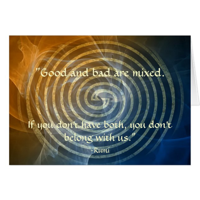 Intégrité-Rumi et art poétique (Devant horizontal)