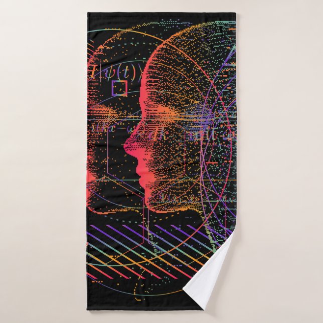 Intelligence artificielle et conception de la réal (Serviette de bain)