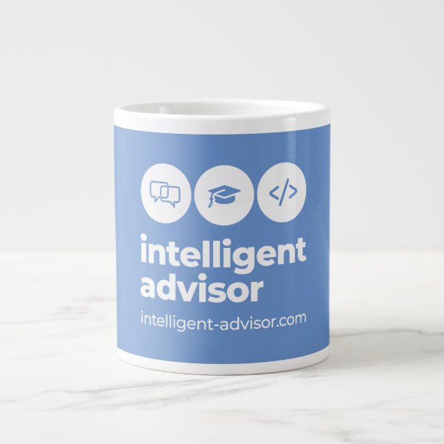 Intelligent-Advisor.com Mug 2021 Extra Large Dark (Devant)