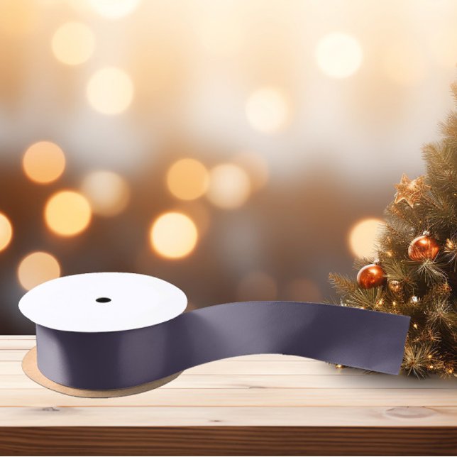 Intemporel - Ruban en satin gris mystique foncé (Créateur téléchargé)