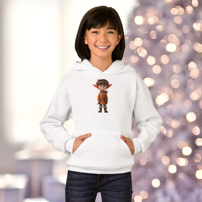 Intent Garçon Noël Elf Sweat - shirt à capuche de  (Créateur téléchargé)