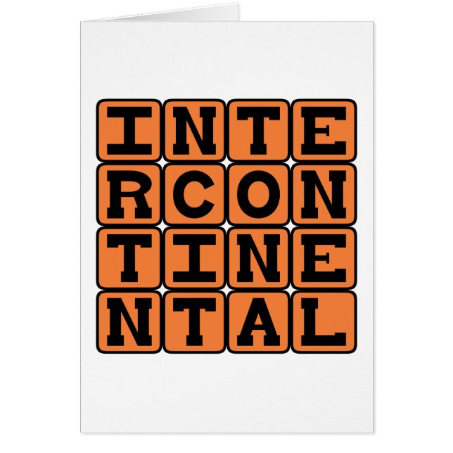 Intercontinental, International (Devant)
