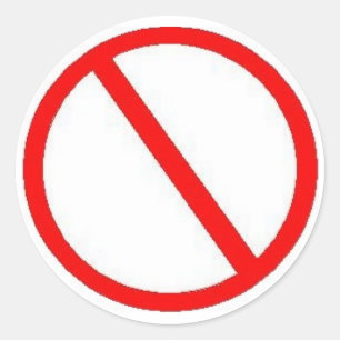 INTERDICTION - autocollants