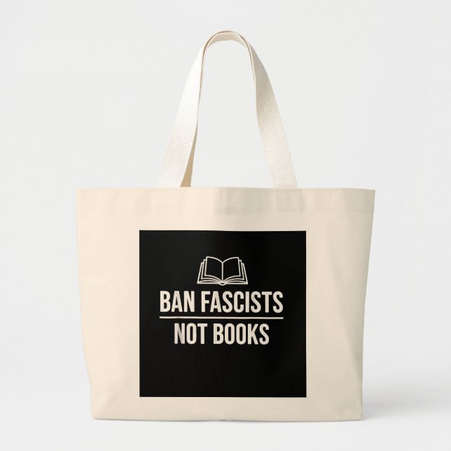 Interdire aux Fascistes et Non aux Livres Sac à To (Devant)