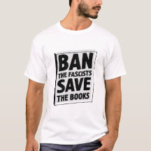 Interdire les fascistes sauver les livres T-shirt