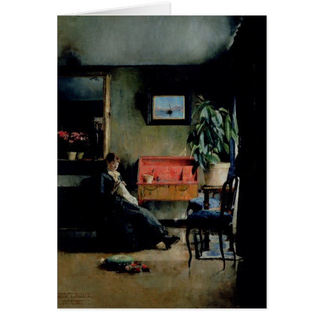 Intérieur bleu, 1883 (Devant)