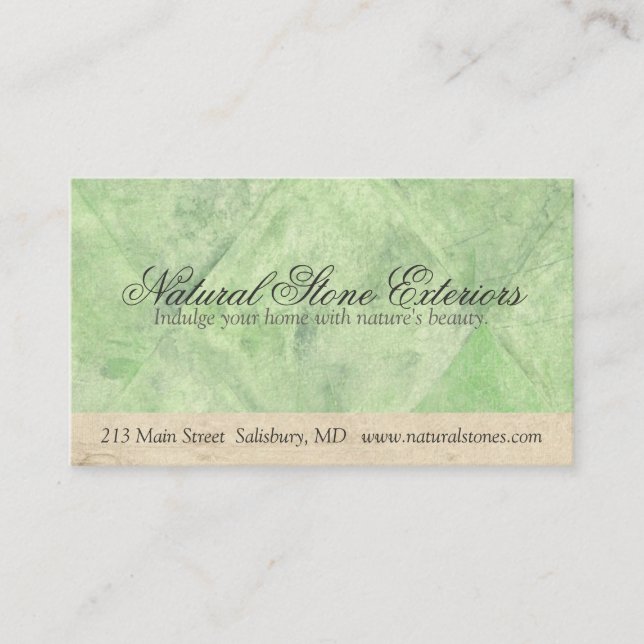 Intérieur | Cartes de visite de design extérieur (Devant)