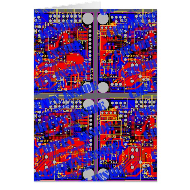 Intérieur de circuits (carte électronique - carte (Devant)