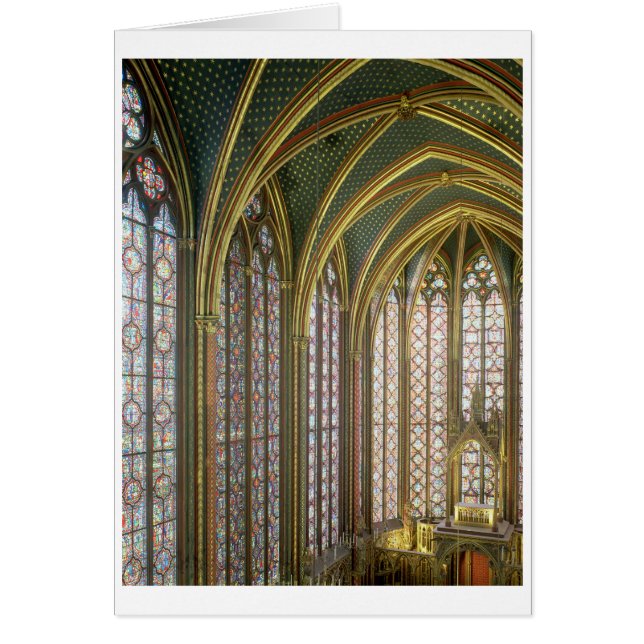 Intérieur de la chapelle supérieure semblant est, (Devant)