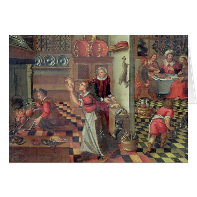 Intérieur de la cuisine, le dîner chez Emmaus (Devant horizontal)