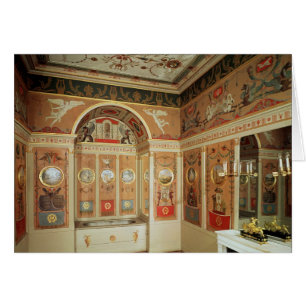Intérieur de la salle de bains du napoléon, éta