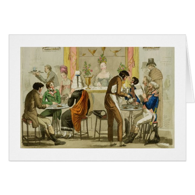 Intérieur d'un café, pub. pour William Pearm (Devant horizontal)