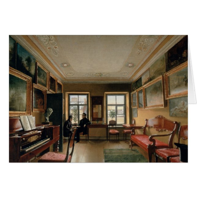 Intérieur d'un manoir, 1830s (Devant horizontal)