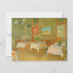 Intérieur d'un restaurant de Vincent van Gogh