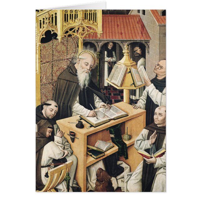 Intérieur d'un Scriptorium, école de Ségovie (Devant)