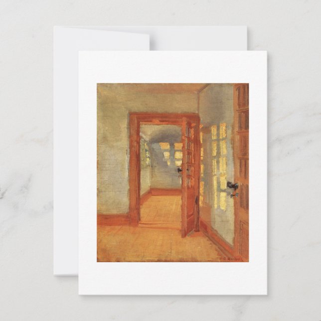Intérieur impressionniste ensoleillé à portes ouve (Devant)