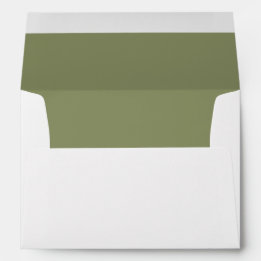 Intérieur vert rouge rouge tendance - Enveloppe
