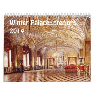 Intérieurs de calendrier du palais 2014 d'hiver