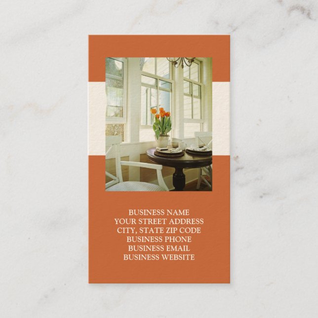 Intérieurs ou Cartes de visite intermédiaires (Devant)