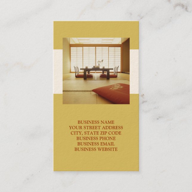 Intérieurs ou Cartes de visite intermédiaires (Devant)