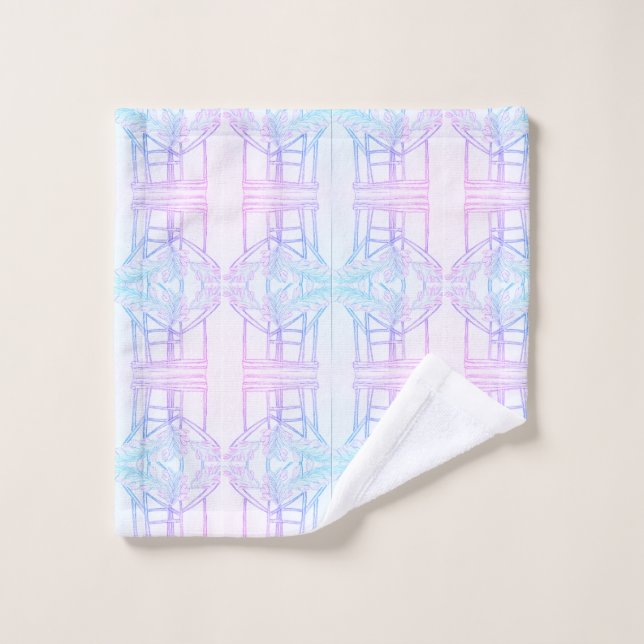 Interjumelage Abstrait (Gant de toilette)