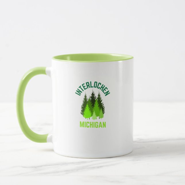 Interlochen Michigan Hometown Coffee Mug (Gauche)