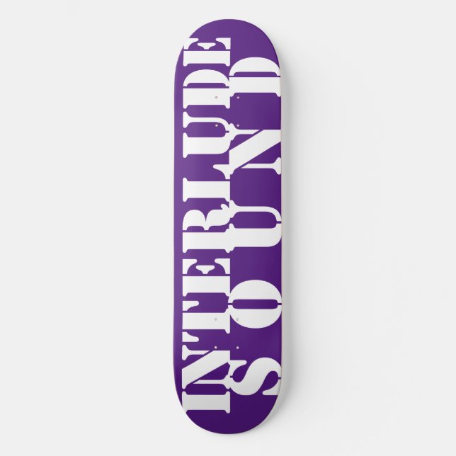 INTERLUDE SOUND 8 1/2" Planche de skateboard (Recto)