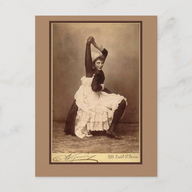 Interprète de cirque mixte sur cartes (Devant)