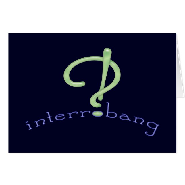 Interrobang ! (Devant horizontal)