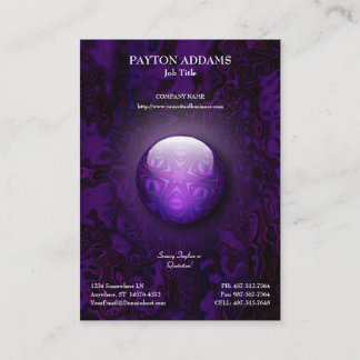 Intersectez le bijou - carte de visite vertical