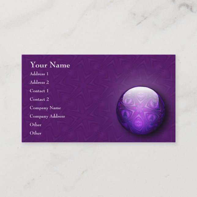 Intersectez le carte de visite de bijou de mandala (Devant)
