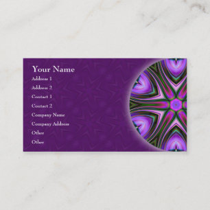 Intersectez le carte de visite de mandala