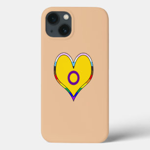 Intersex Pride Coeur Coque-Mate coque iphone