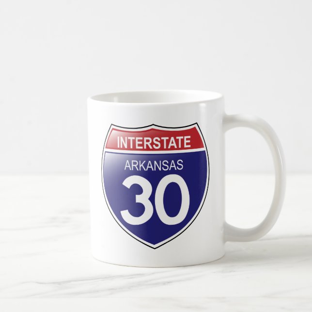 Interstate 30 en Arkansas Mug (Droite)