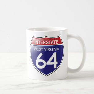Interstate 64 en West Virginia Mug