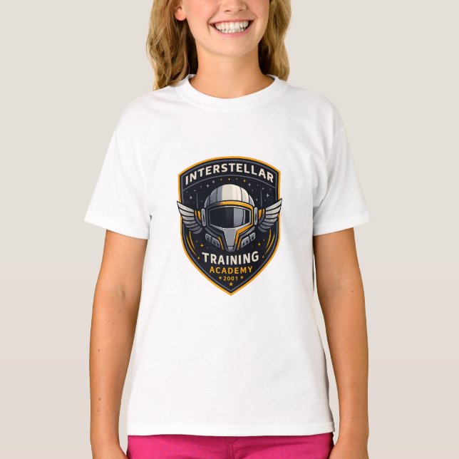 Interstellar Training Academy Girls T-Shirt (Devant)