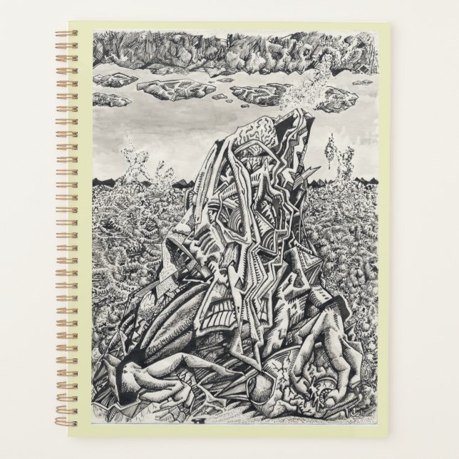 Intimidation, dessin d'encre (Devant)