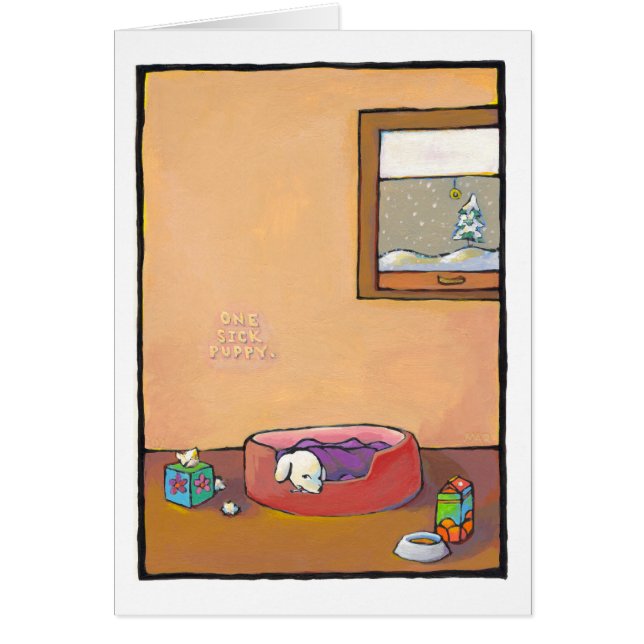 Intitulé : Chiot malade - santé froide de grippe (Devant)