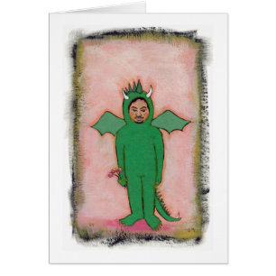 Intitulé : Le type dans le costume de dragon -