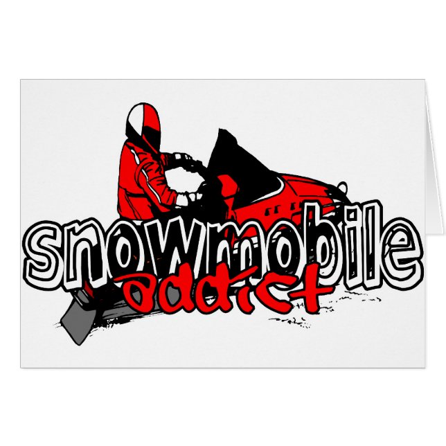 Intoxiqué de Snowmobile (Devant horizontal)